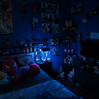 Handcrafted Spider Man & Venom Resin Lamp